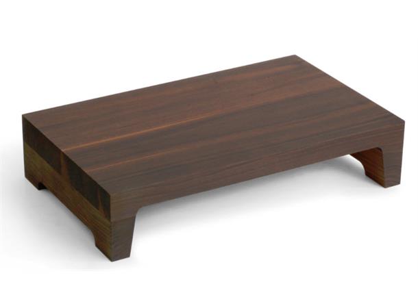 Buffetblokk L 530x325x180mm Valnøtt Heltre - Næringsmiddelgodkjent